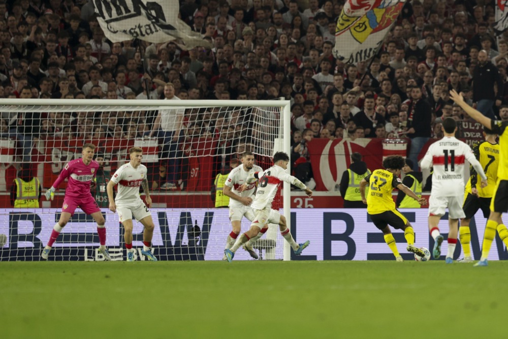 Stuttgart chuẩn bị tiếp đón Dortmund trên sân nhà. Ảnh: EPA IMAGES.