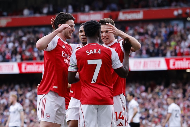 Arsenal đang có một đội hình khá dày. Ảnh: EPA.