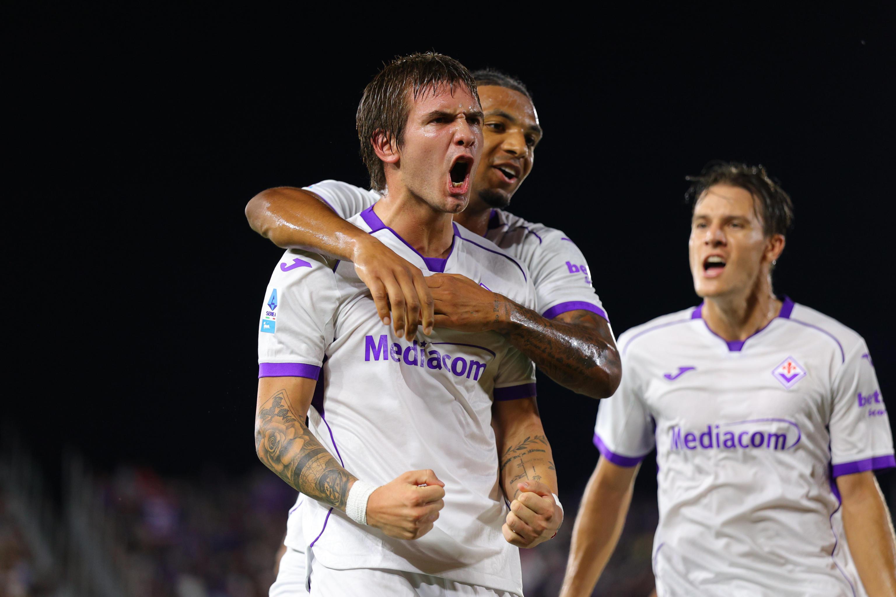 Fiorentina c&oacute; thể g&acirc;y ra nhiều kh&oacute; khăn cho Napoli. Ảnh: EPA/Mattia Radoni