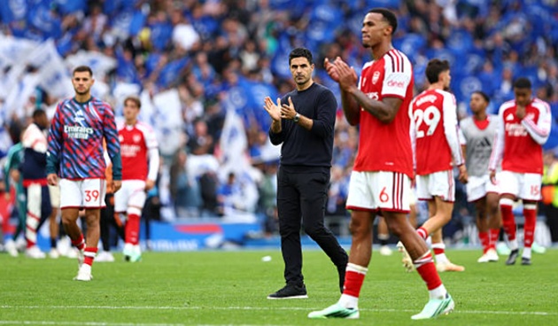 Ảnh bài viết Arsenal bị Brighton bóp nghẹt bằng cường độ pressing khó tin