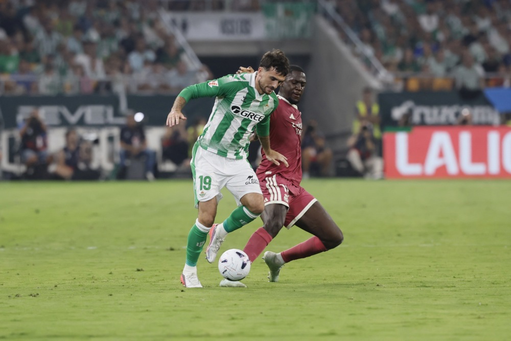 Konate để lại dấu ấn r&otilde; n&eacute;t trong qu&atilde;ng thời gian đầu gia nhập Real. Ảnh: EFE/ Jose Manuel Vidal EPA/Jose Manuel Vidal,