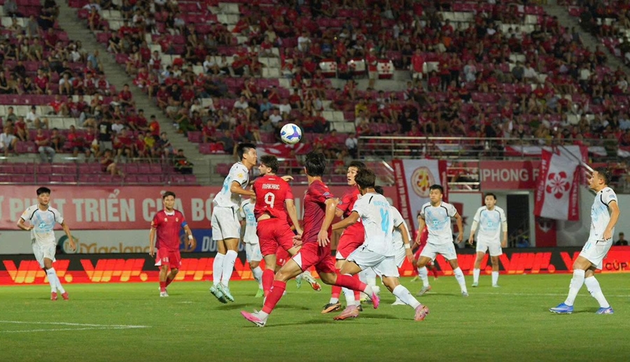 Hải Phòng sớm dừng bước tại Cup Quốc gia 2026/27. Ảnh: Hải Phòng FC.