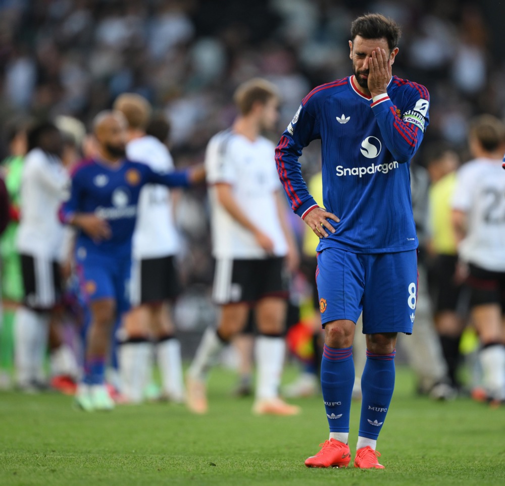MU nhận trận hoà thất vọng trước Fulham. Ảnh: EPA.
