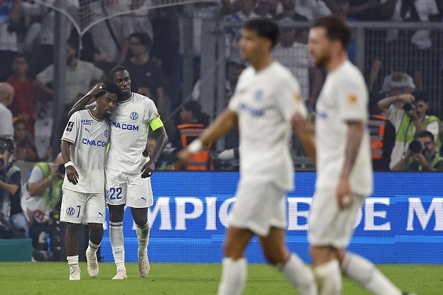 Marseille đã có một trận đấu kiên cường, nhưng không thể ra về với 3 điểm. Ảnh: EPA.