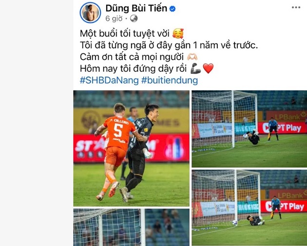 Ảnh bài viết Đẩy 2 quả phạt đền, Bùi Tiến Dũng khẳng định đã "đứng dậy"