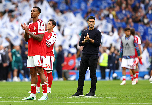Arteta sẽ phải đau đầu tìm cách khắc phục điểm yếu của Arsenal. Ảnh: Clive Rose/Getty Images.