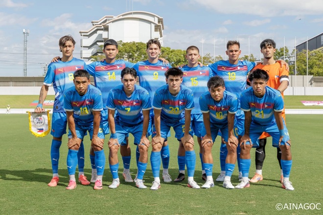  Philippines đ&atilde; gi&agrave;nh chiến thắng qu&yacute; b&aacute;u ở Asian Games. Ảnh: PFF.