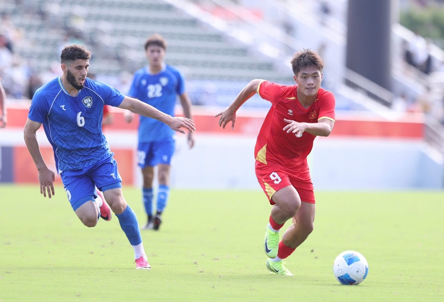 U23 Việt Nam có nhiều cơ hội nhưng không thể tận dụng. Ảnh: Hoàng Hồ/VFF.