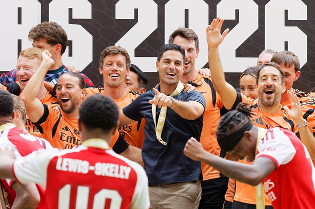 Arteta đ&atilde; thay đổi văn h&oacute;a tịa Arsenal. Ảnh: EPA.