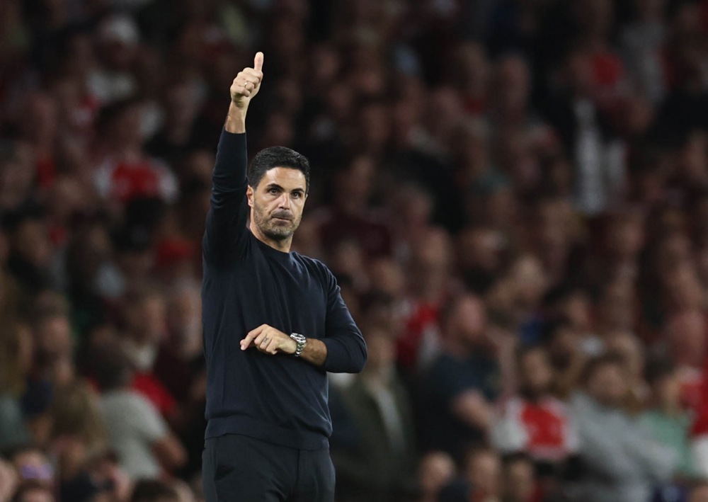 Arteta chuẩn bị gia hạn với Arsenal. Ảnh: EPA.