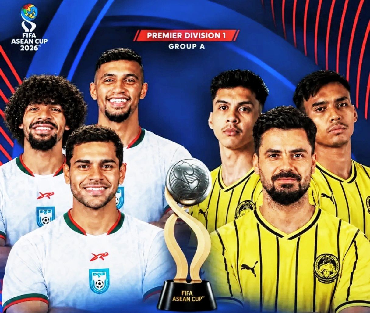 Malaysia sẽ chạm tr&aacute;n Bangladesh ở trận mở m&agrave;n. Ảnh: ASEAN CUP Fans.