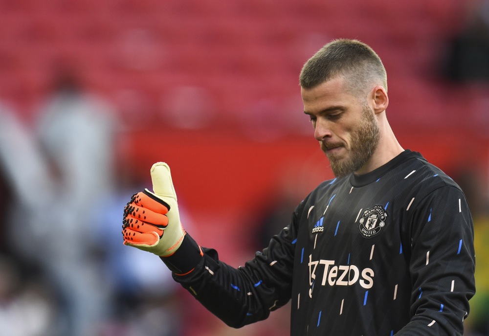 De Gea ngày còn ở MU. Ảnh: EPA.