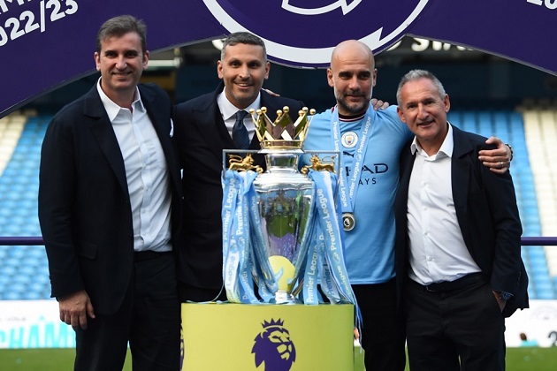 Đế chế của Man City c&oacute; thể sụp đổ nếu thua kiện. Ảnh: EPA.