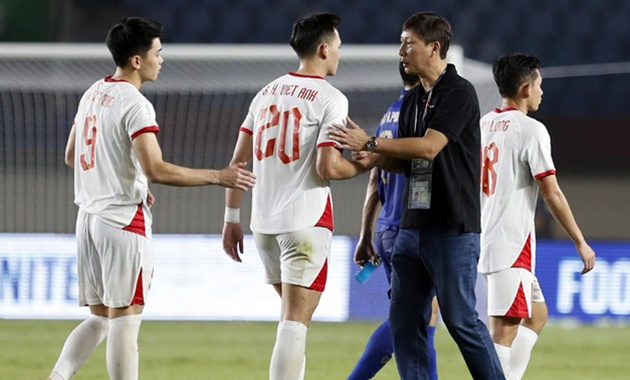 Việt Nam thua Thái Lan 0-2 tâm phục khẩu phục. (Ảnh: VFF)