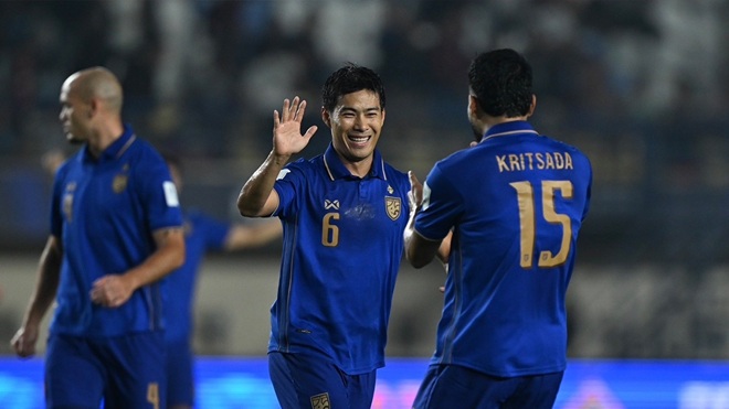 Thái Lan đã đánh bại Việt Nam với tỷ số 2-0. Ảnh: Thairath.