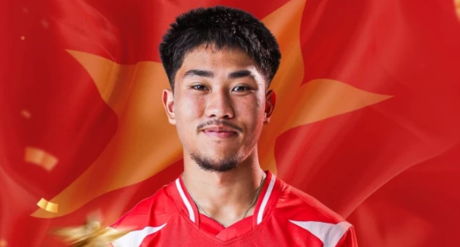 Ngô Đăng Khoa chưa thể hiện được nhiều tại kỳ FIFA ASEAN Cup. Ảnh: Fanpage CLB CA TP.HCM.