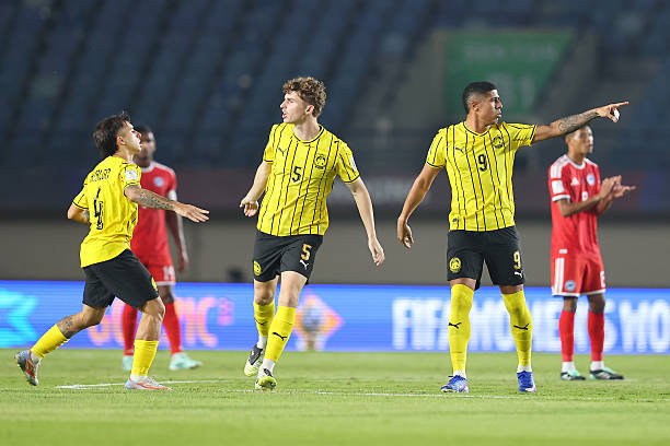 Malaysia chỉ c&oacute; được vị tr&iacute; nh&igrave; bảng A FIFA ASEAN Cup 2026 d&ugrave; đ&atilde; gi&agrave;nh thắng lợi 6-0 trước Singapore. Ảnh: 