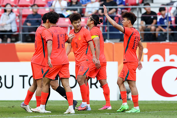 U23 Trung Quốc gi&agrave;nh tấm huy chương đồng m&ocirc;n b&oacute;ng đ&aacute; nam ASIAD 2026. Ảnh: Zhizhao Wu/Getty Images
