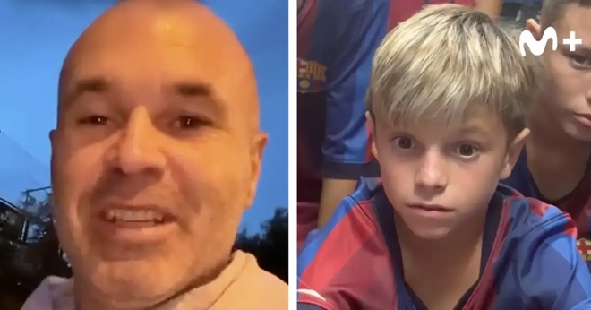 Ảnh bài viết Sao nhí Barca bất ngờ khi nhận thông điệp từ Iniesta