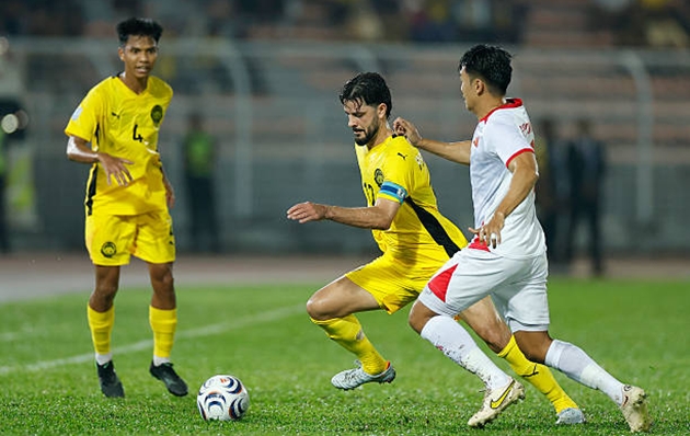 ĐT Malaysia quyết phục thù Việt Nam sau thất bại ở ASEAN Cup hồi tháng 8. Ảnh: Wong Fok Loy/SOPA Images/LightRocket via Getty Images