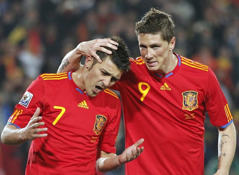 Ảnh bài viết Vì sao David Villa thường bị lu mờ trước Fernando Torres?