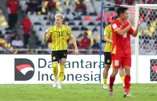 Tierney vào sân từ ghế dự bị và ghi bàn thắng tuyệt đẹp. Ảnh: Ảnh: Pakawich Damrongkiattisak - FIFA/FIFA via Getty Images.