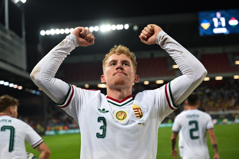 Hungary đánh bại Ukraina 2-1. Ảnh: EPA.