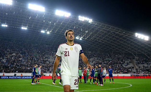 Mikel Oyarzabal (6/10): Dẫn dắt hàng công bằng sự nỗ lực nhưng gặp khó khăn trong việc tìm kiếm cơ hội trước 21 pha cản phá từ hàng thủ Croatia. Những pha di chuyển không bóng vị tha của anh đã mở ra khoảng trống cho tuyến hai. (Ảnh: Francesco Scaccianoce - UEFA/UEFA via Getty Images)