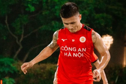 Quang Hải là nhân tố trụ cột của CAHN. Ảnh: Fanpage CLB CAHN.