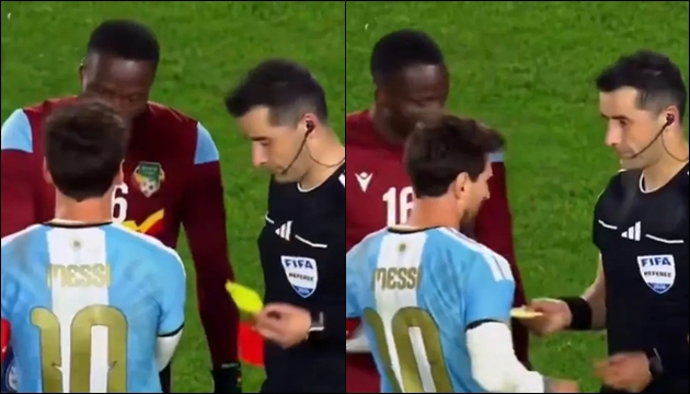 Ảnh bài viết Món quà chia tay "độc nhất vô nhị" trọng tài dành cho Messi