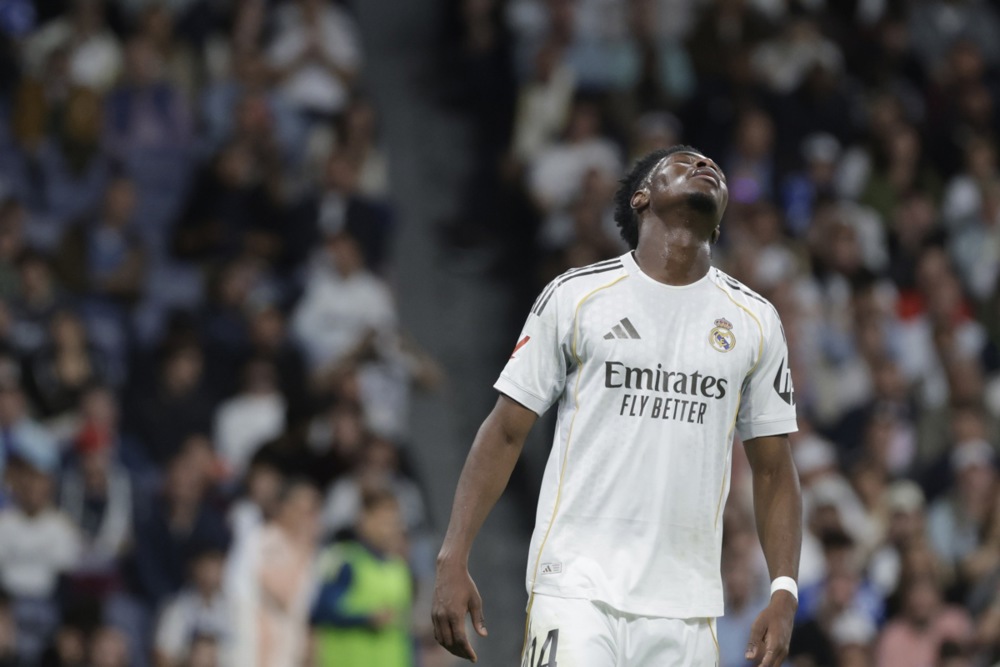 Tchouameni hiếm khi bị chỉ trích ở Real Madrid. Ảnh: EPA IMAGES.