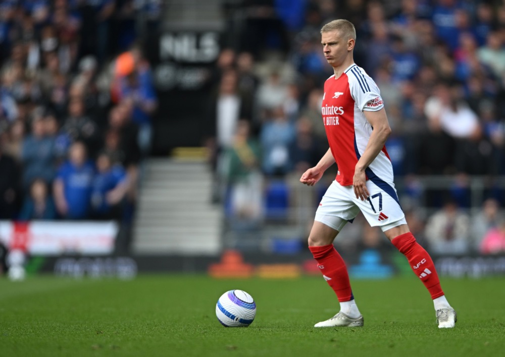 Zinchenko từng chơi cho Arsenal. Ảnh: EPA.
