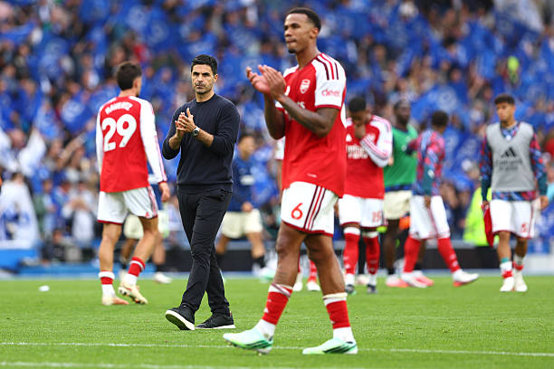Mikel Arteta và Arsenal vừa trải qua trận thua bất ngờ. Ảnh: Clive Rose/Getty Images