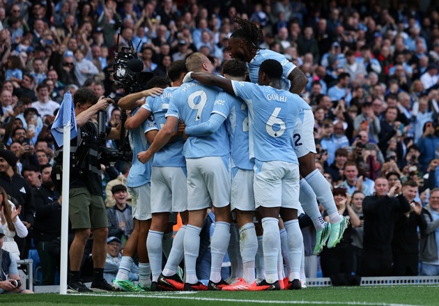 Man City vẫn rất đoàn kết trước những sóng gió. Ảnh: EPA.