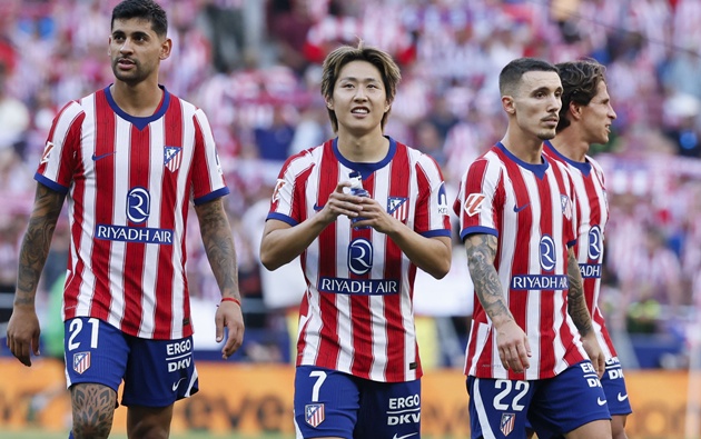 Atletico đang hưng phấn khi vừa đã thắng Real Madrid. (Ảnh: EPA Images)