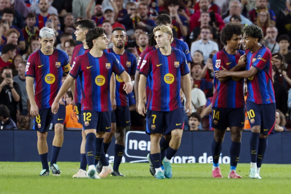 Barcelona đang sở hữu hàng công cực kỳ chất lượng. Ảnh: EPA.