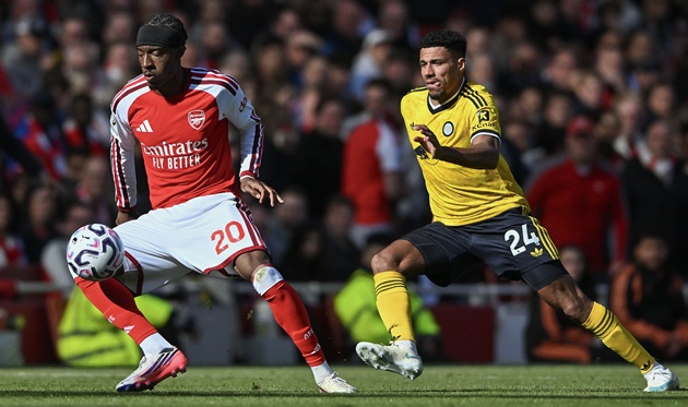 Arsenal cho thấy bản lĩnh của nhà ĐKVĐ Ngoại hạng Anh. (Ảnh: EPA Images)