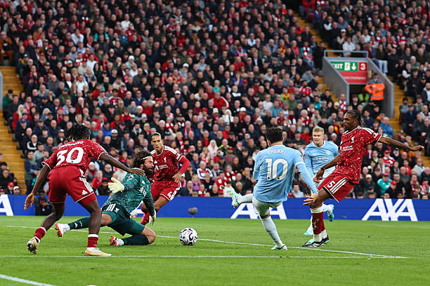 Ảnh bài viết Liverpool 0-3 Man City: Cherki điền tên lên bảng tỷ số