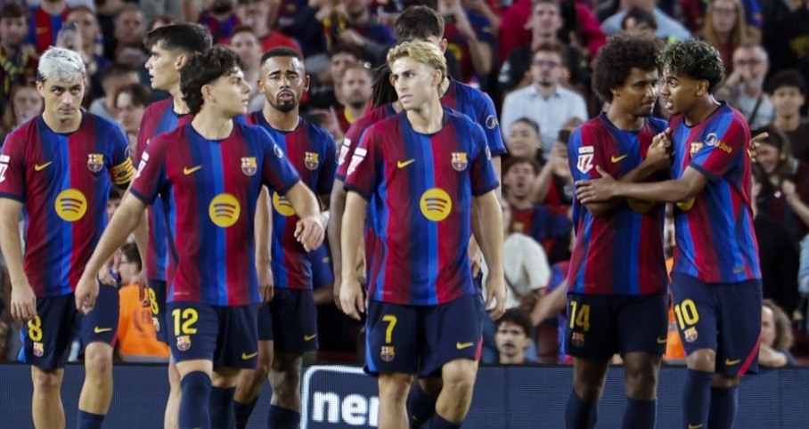 Barcelona sở hữu d&agrave;n nh&acirc;n sự chất lượng. Ảnh: EPA.