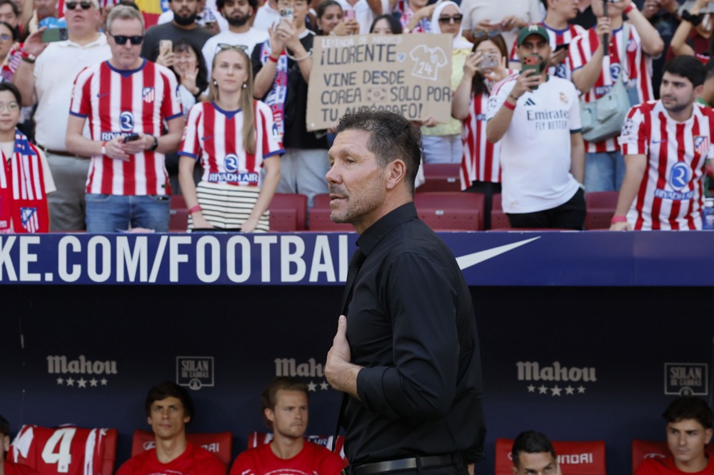 Diego Simeone đã làm những điều tuyệt vời cho Atletico. Ảnh: EPA.