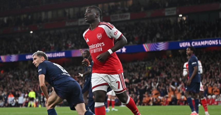 Ảnh bài viết Màn trình diễn ấn tượng của Bukayo Saka gửi tới Mikel Arteta