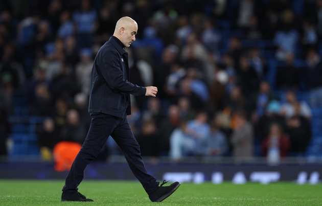 Huấn luyện viên Enzo Maresca tiếc nuối khi Manchester City để thua PSG. Ảnh: EPA/ADAM VAUGHAN