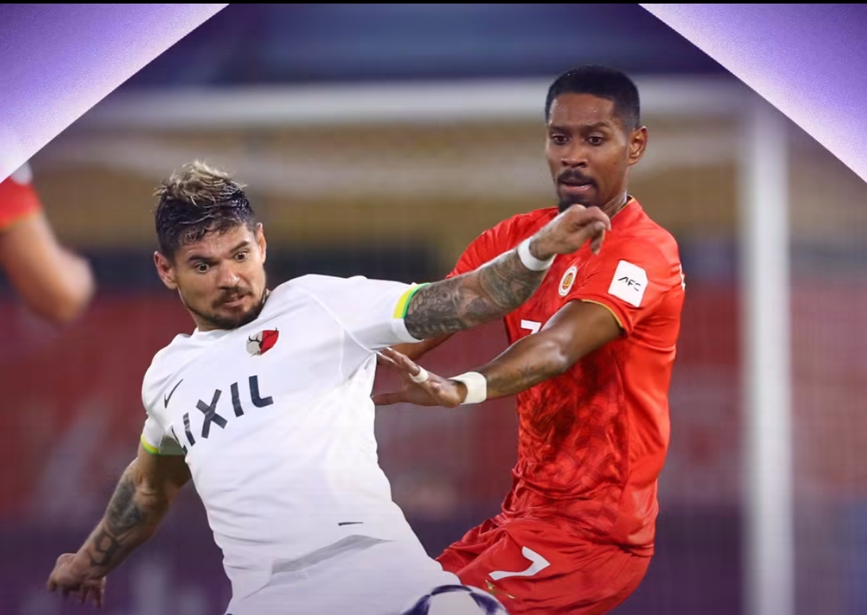 CAHN từng có những giây phút dồn ép Kashima Antlers. Ảnh: AFC Champions League.