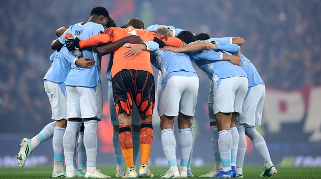 Man City đang dẫn đầu Ngoại hạng Anh. (Ảnh: EPA Images)
