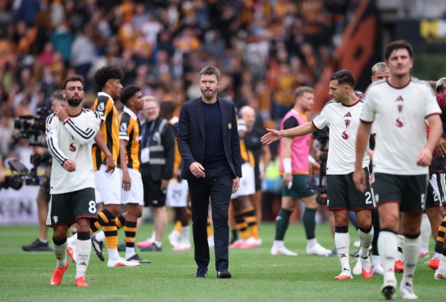 Man United đang chìm sâu trong thất vọng. Ảnh: EPA