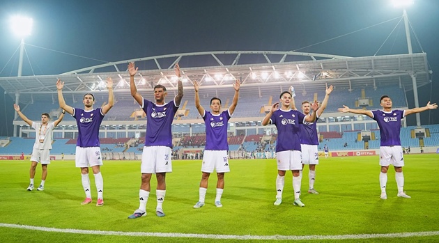 Hà Nội tìm lại niềm vui sau khi thắng Bắc Ninh. (Ảnh: Hanoi Football Club)