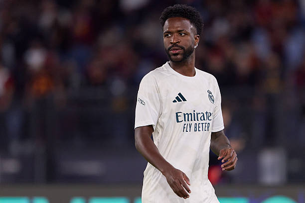 Arsenal vẫn dành sự quan tâm cho Vinicius Junior. Ảnh: Emmanuele Ciancaglini/Getty Images