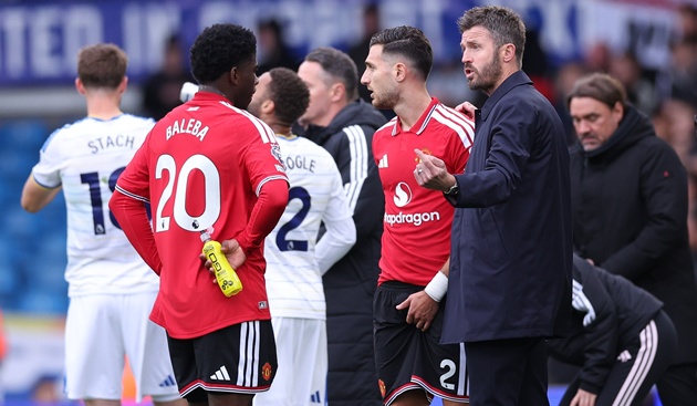 MU tạo ra thống kê xG ít hơn hẳn Leeds. (Ảnh: EPA Images)