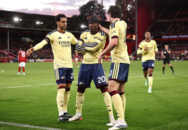 Madueke kết liễu Nottingham. Ảnh: Carl Recine/Getty Images