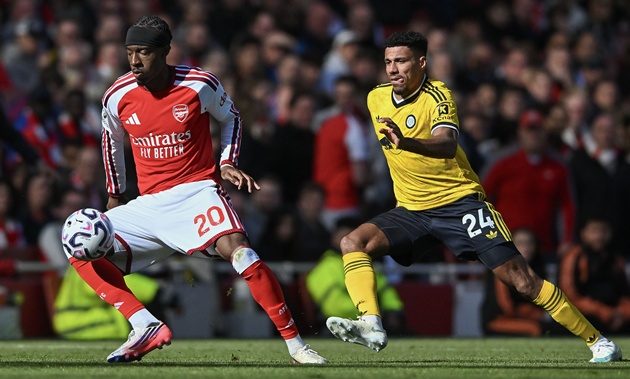 Madueke là sao dự bị mới nhất giúp Arsenal giành 3 điểm. (Ảnh: EPA Images)a